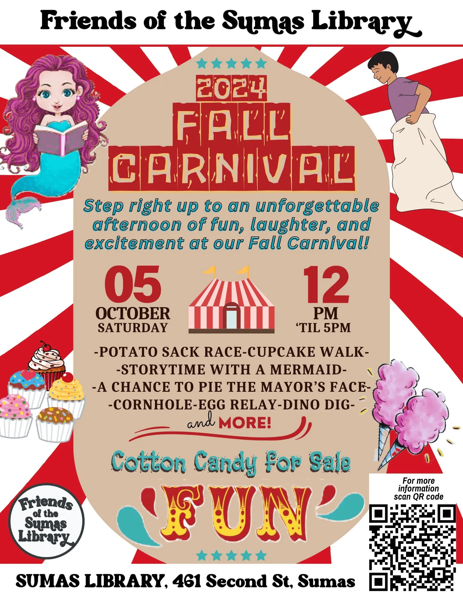 Event flyer for Sumas Fall Carnival 2024