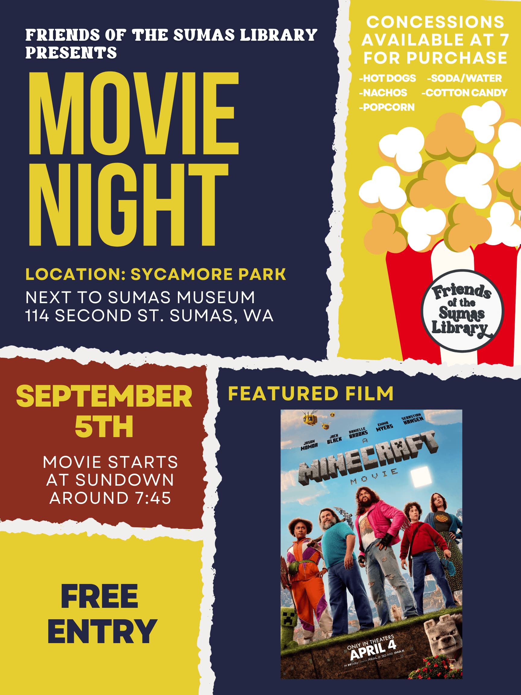 Movie In the Park - A Minecraft Movie
